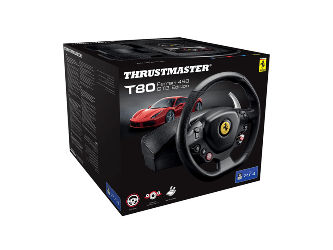 Thrustmaster T80 Racing Wheel (Ferrari 488GTB Edition) in Qatar Thrustmaster T80 Racing Wheel (Ferrari 488GTB Edition) in Qatar